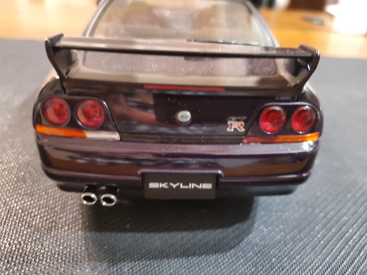 難あり】オートアート 1/18 スカイラインGT-R BCNR33 R33 VSPEC
