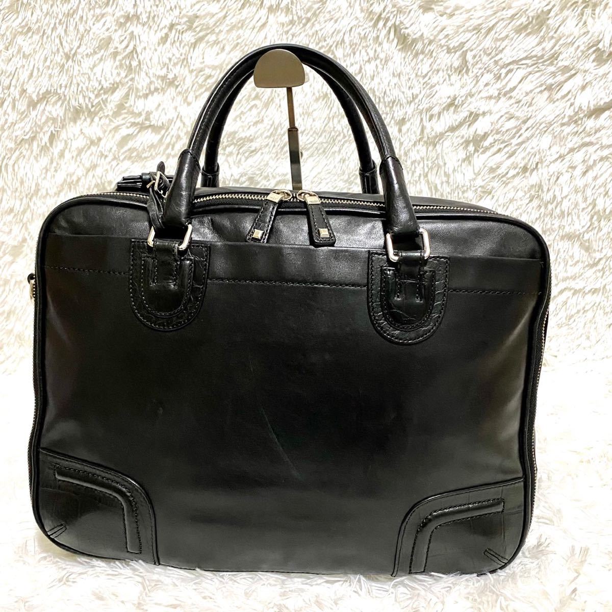 1円 □美品□ TUMI トゥミ レザー ビジネスバッグ ブリーフケース