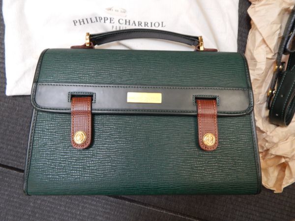 美品PHILIPPE CHARRIOL 2way ショルダーバッグ - メルカリ