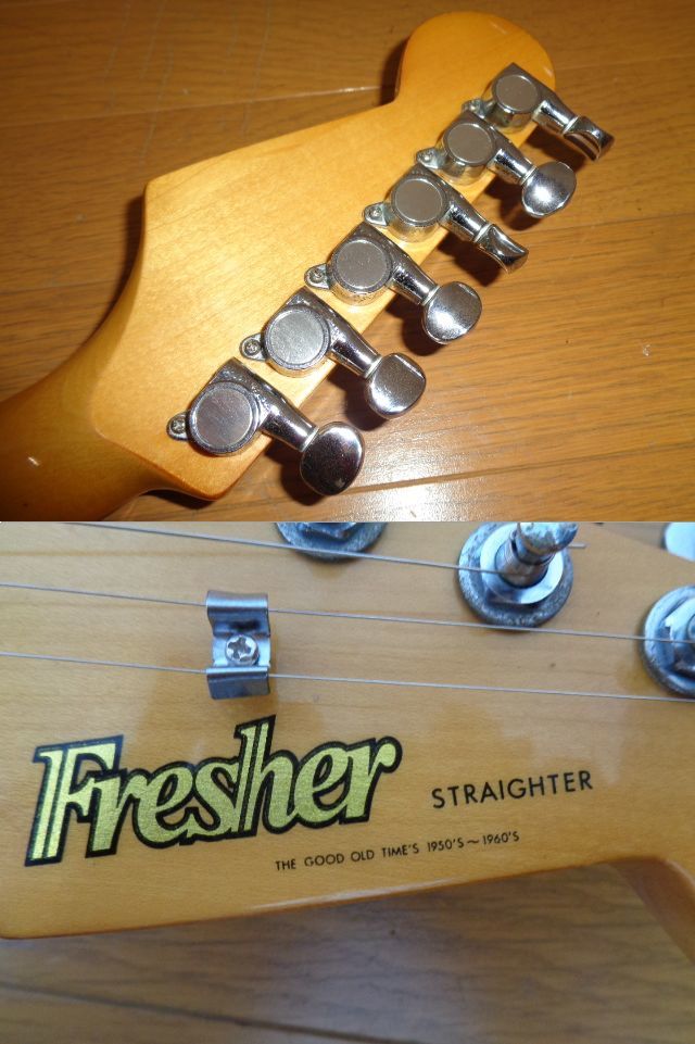 ☆1円スタート☆ Fresher フレッシャー STRAIGHTER エレキギター