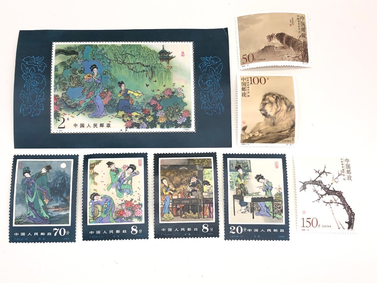 39 中国切手 T69 ＜紅楼夢＞ 12種完 未使用切手 紅楼夢