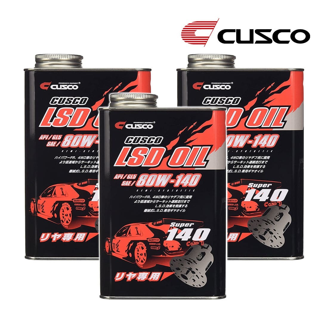 即日発送 CUSCO クスコ LSDオイル リヤデフ専用 API/GL5 SAE/80W-140 品番010001R01 内容量1L×3本