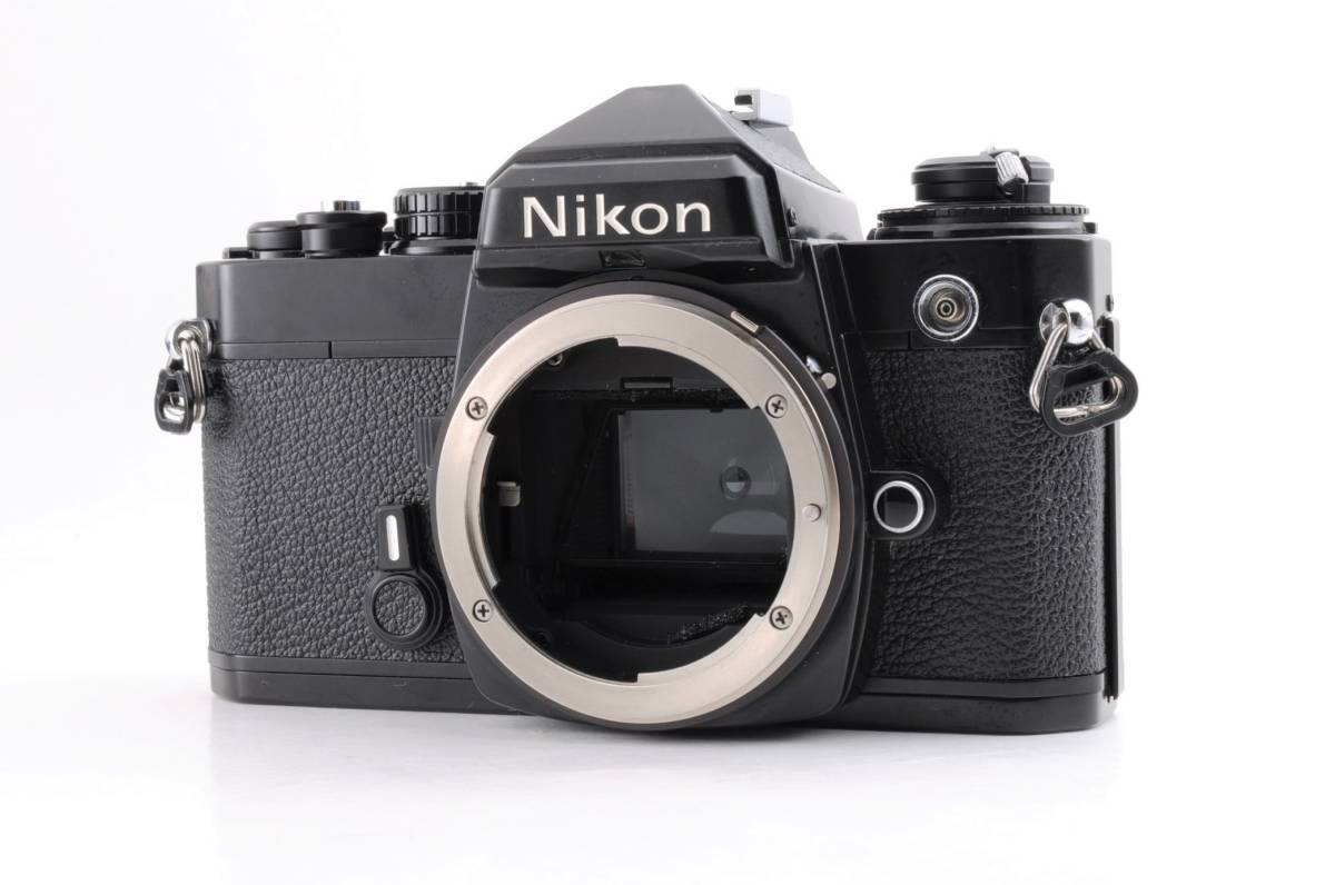 動作品 ニコン Nikon FE ボディ 黒 ブラック MF 一眼レフ フィルム