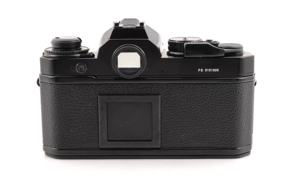 動作品 ニコン Nikon FE ボディ 黒 ブラック MF 一眼レフ フィルム