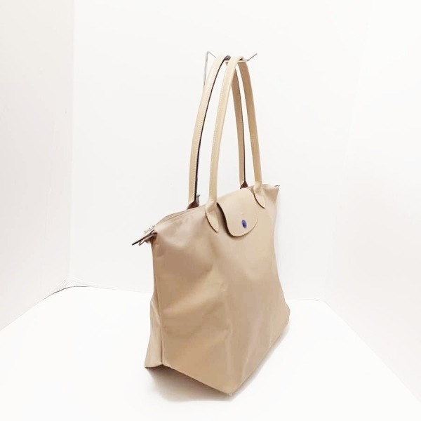 ロンシャン LONGCHAMP ショルダーバッグ ル・プリアージュクラブ ナイロン×レザー ベージュ 折りたたみ バッグ