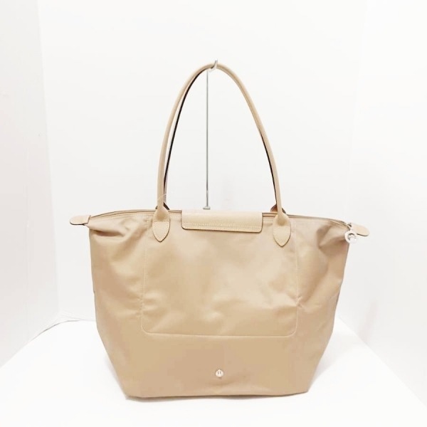 ロンシャン LONGCHAMP ショルダーバッグ ル・プリアージュクラブ ナイロン×レザー ベージュ 折りたたみ バッグ