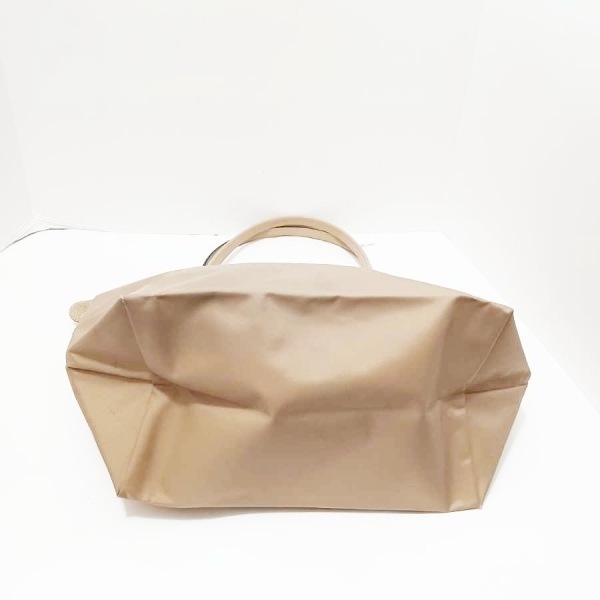 ロンシャン LONGCHAMP ショルダーバッグ ル・プリアージュクラブ ナイロン×レザー ベージュ 折りたたみ バッグ