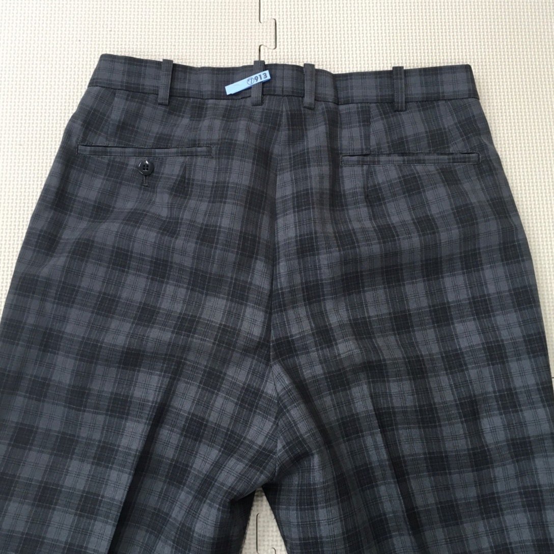 AT630-2 栃木県 作新学院高校 男子学生服 ズボン 1点 /夏用/W82/丈103 