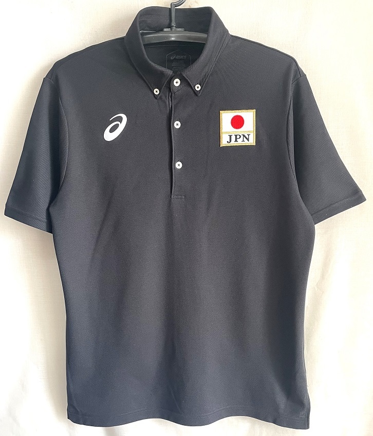 アシックス　バレーボール男子日本代表　支給品　ポロシャツ　2XL　全日本男子
