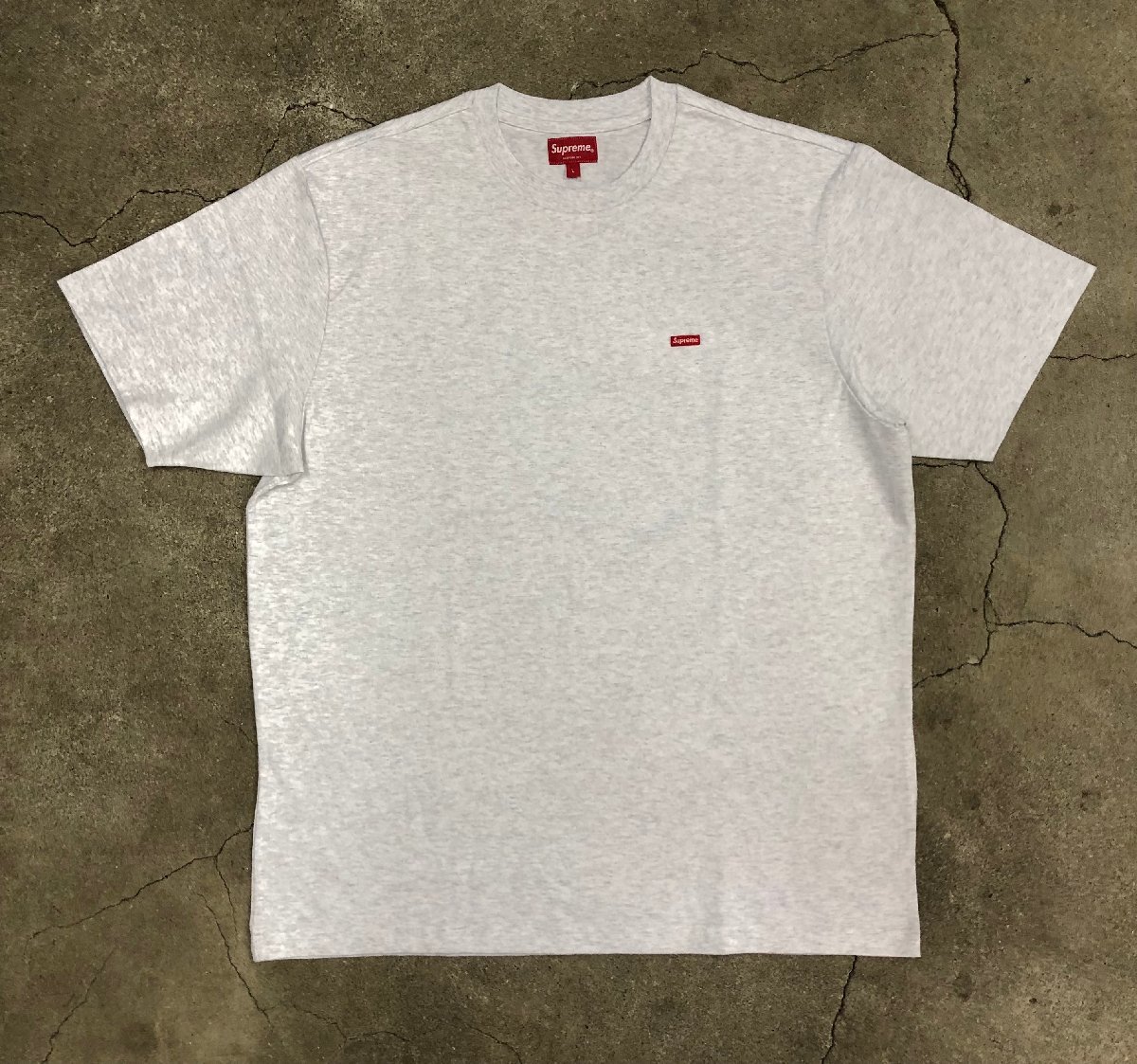 未使用品 Supreme Small Box Logo Tee Grey L シュプリーム スモール ボックスロゴ グレイ Tシャツ B品