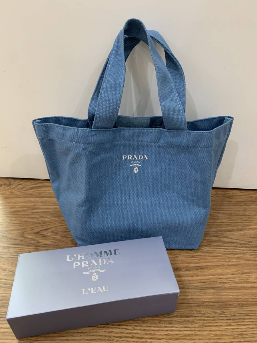 PRADA - PRADA プラダ 限定品 ミニトートバッグ 黒の通販 by 美しい PRADA プラダ ノベルティ ミニトートバッグ