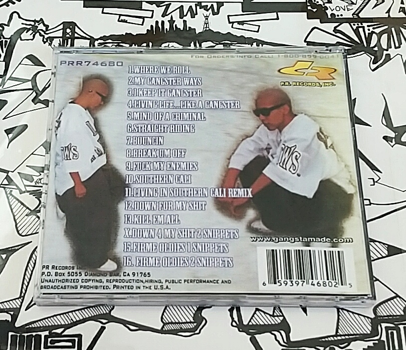 CD) LIL GANGSTER － LA Countys Most Wanted / G-rap / G-luv 