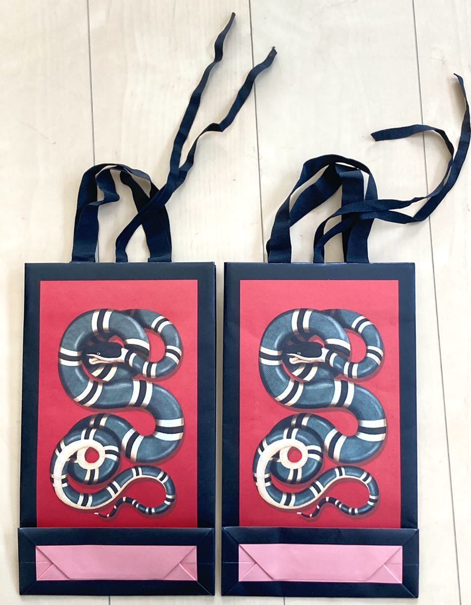 即決/送料込み】GUCCI/グッチ キングスネーク/蛇 ショッパー /紙袋