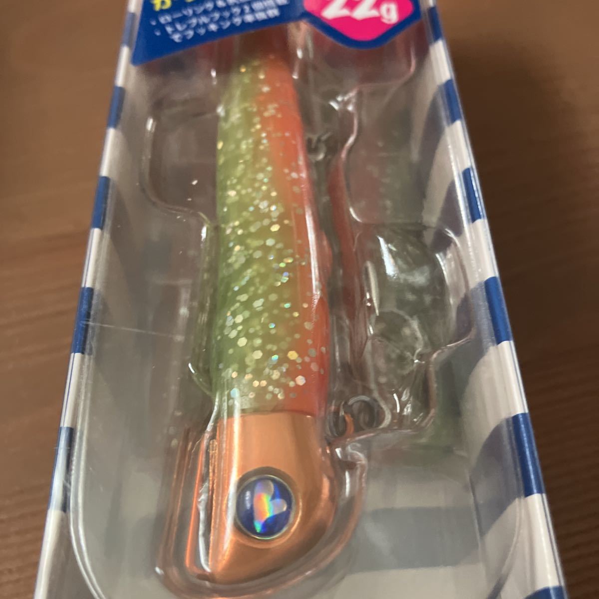 Blue Blue (ブルーブルー) ワーム ジョルティ 22gセット #18 ジューシーメロン/クリアオレンジ_3