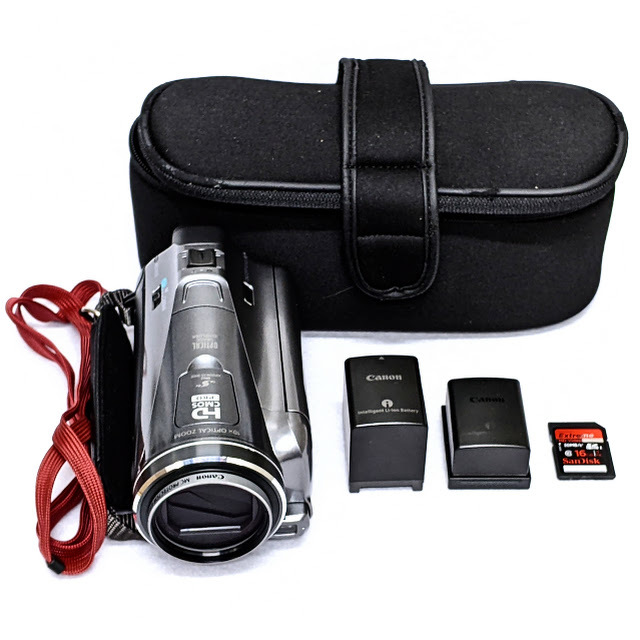 362】Canon キャノンiVIS HF M41 ビデオカメラ バッテリー 2個