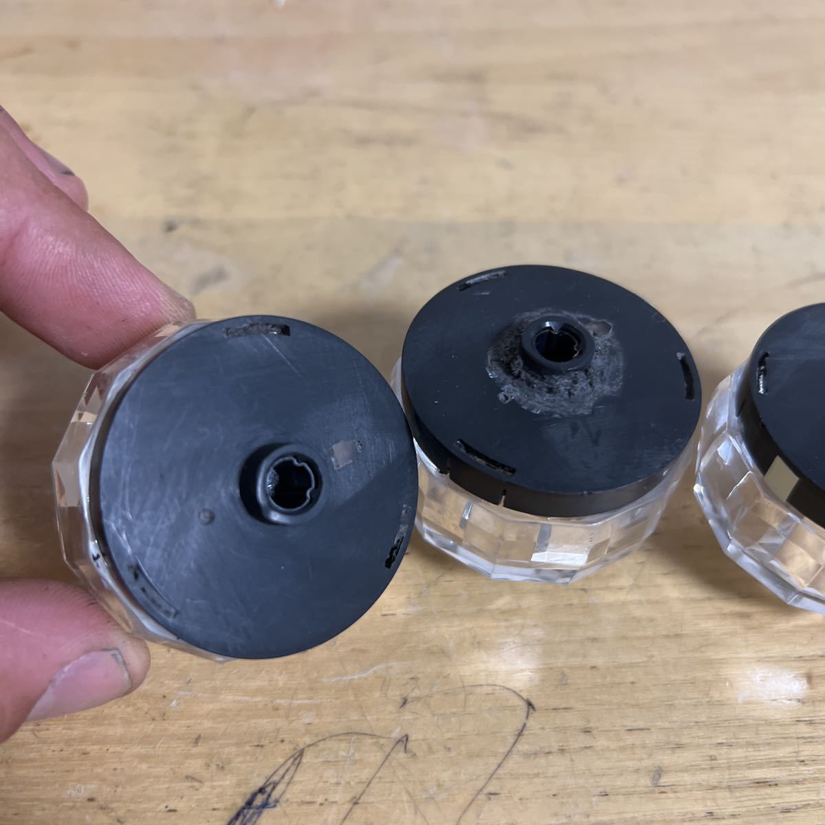 トヨタ bB NCP30系 クリスタル エアコンスイッチ ダイアル NCP bB