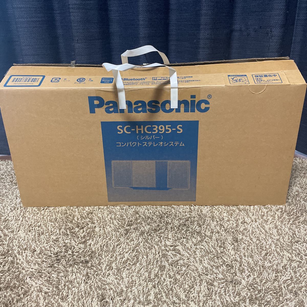 Panasonic SC-HC395-S シルバーコンパクトステレオシステム　Bluetooth パナソニック 