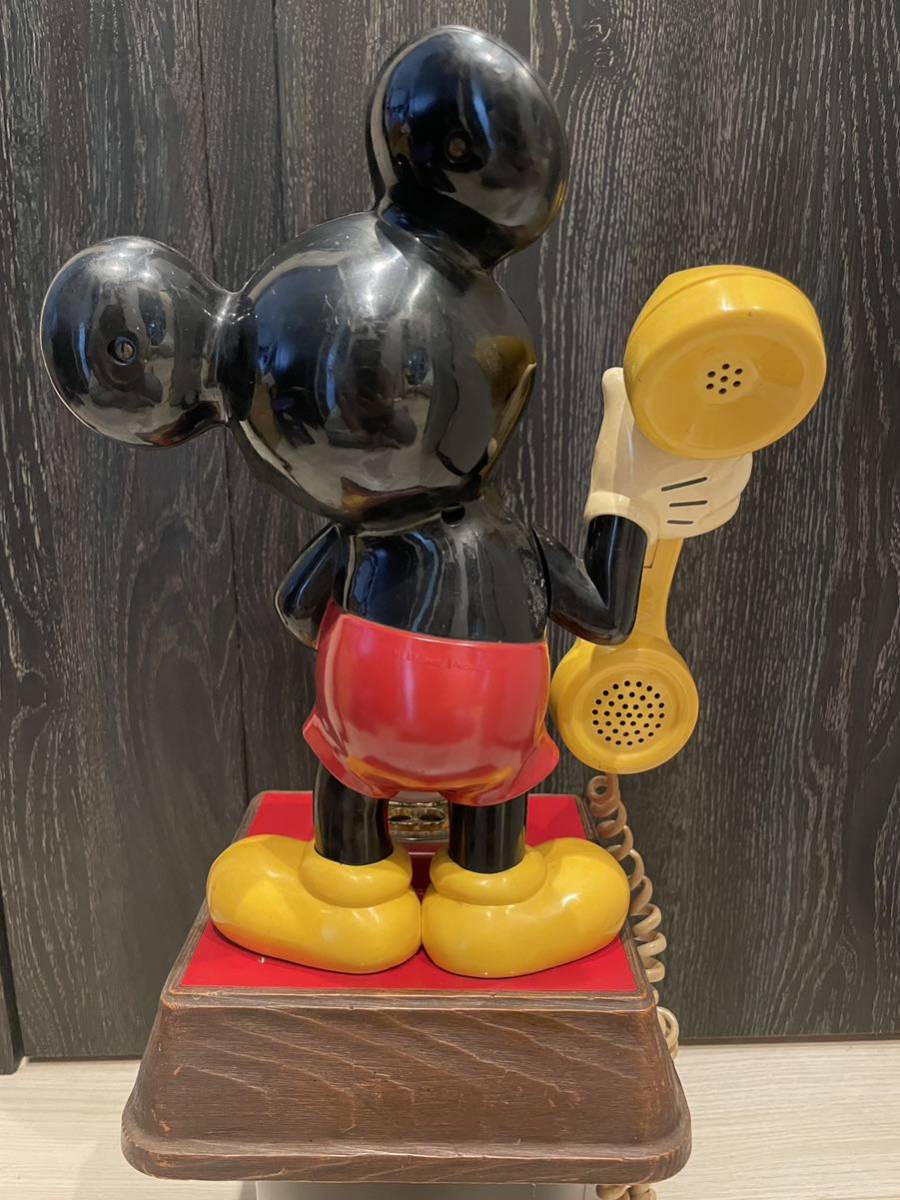 Walt Disney ミッキーマウス ミッキー ダイヤル式 電話機 ダイヤル式 