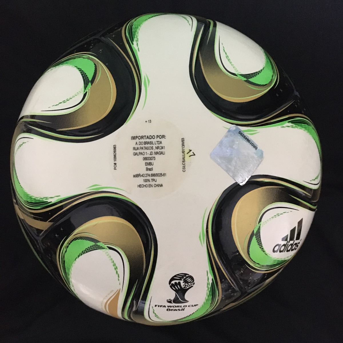アディダス adidas サッカーボール ブラズーカ brazuca ブラジル リオ