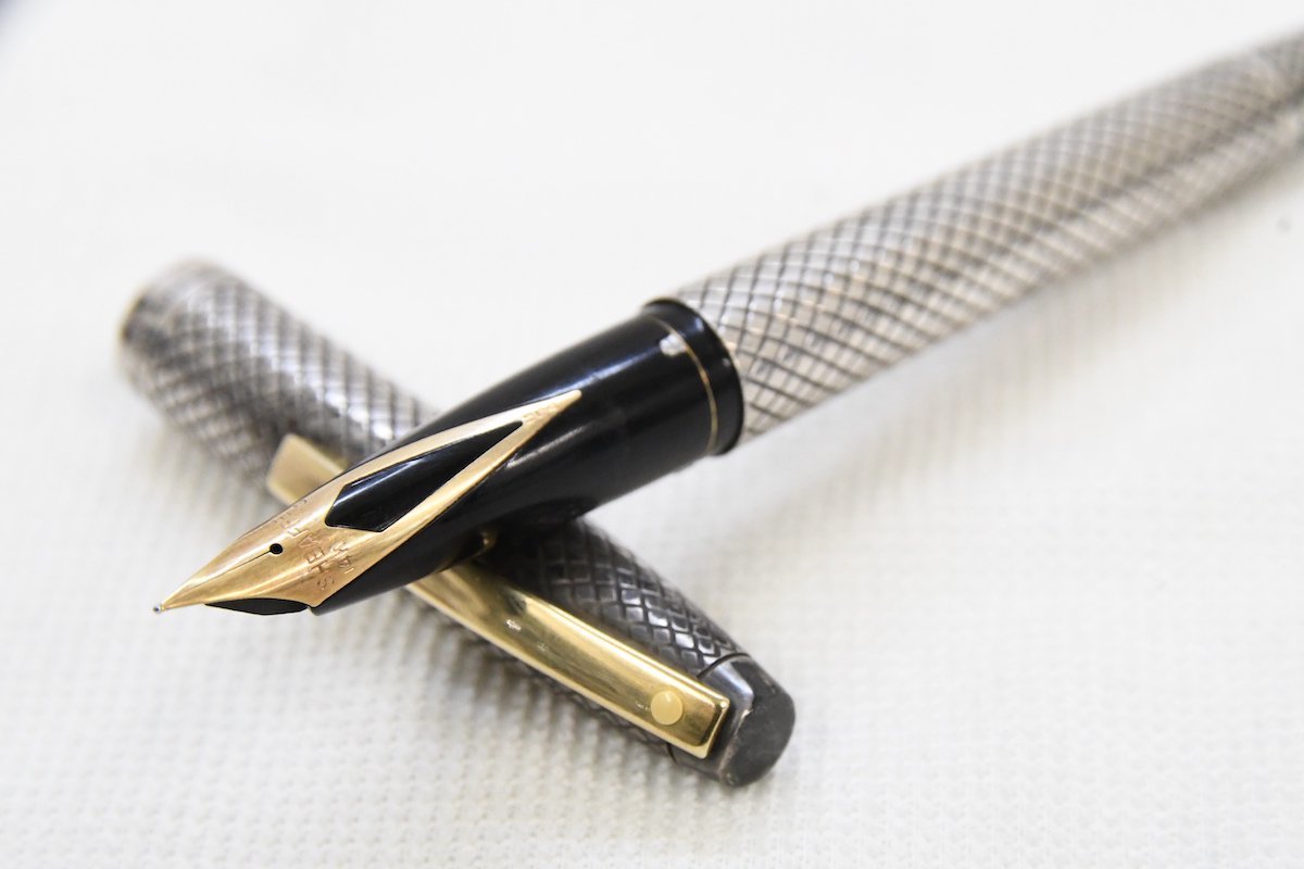 SHEAFFER シェーファー Sterling Silver 万年筆 14K 585 SHEAFFER