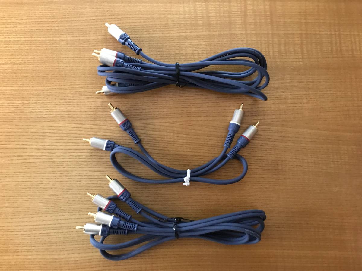audio-technica オーディオテクニカ OFC RCAケーブル 3本セット（約