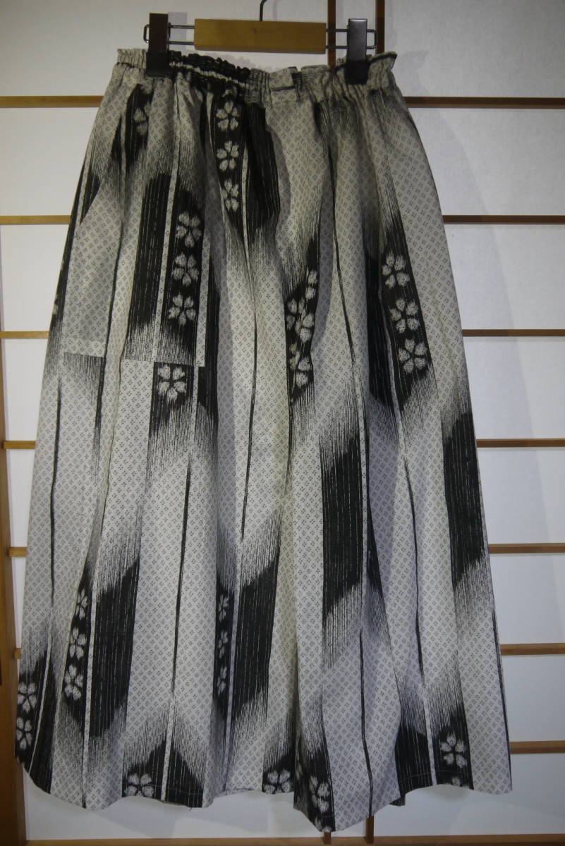 ★Ｄ＆Ｃ着物リメイク・ワイドパンツ・綿・浴衣・矢羽桜　★