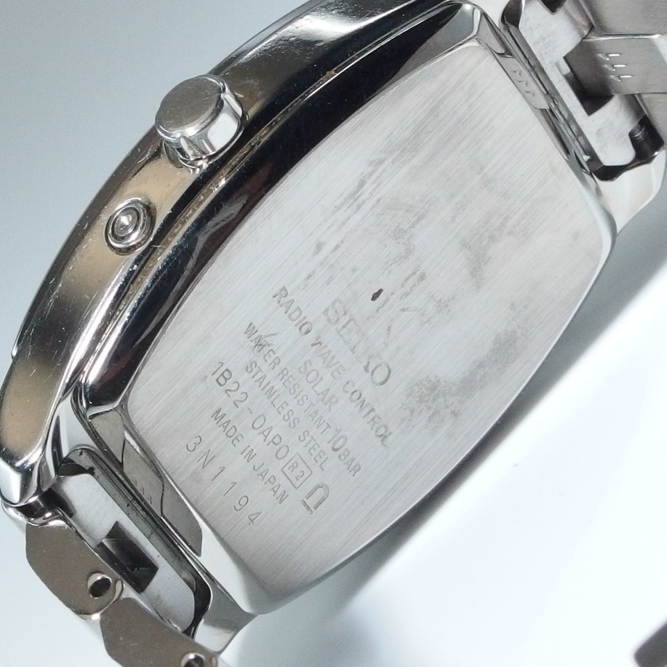 ◇美品◇ SEIKO セイコー lk ルキア 1B22-0AP0 SS 電波ソーラー ラメ