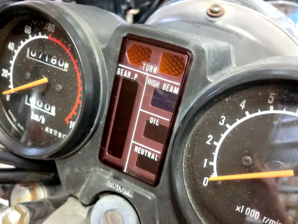 ○GSX ザリゴキ メーター インジケーター ラベル ☆2/ GSX250E/GSX250T