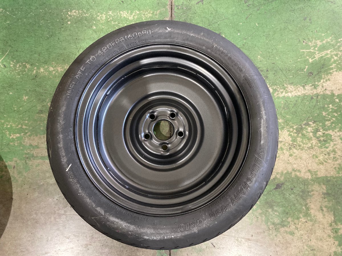 トヨタ 86 ZN6 スペアタイヤ T135/80 D16 101M F4-102 103230 の入札