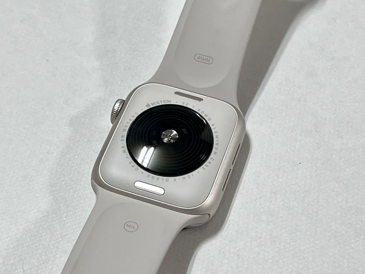 ☆ 美品 バッテリー100% ☆ Apple Watch SE 第2世代 40mm アップル 