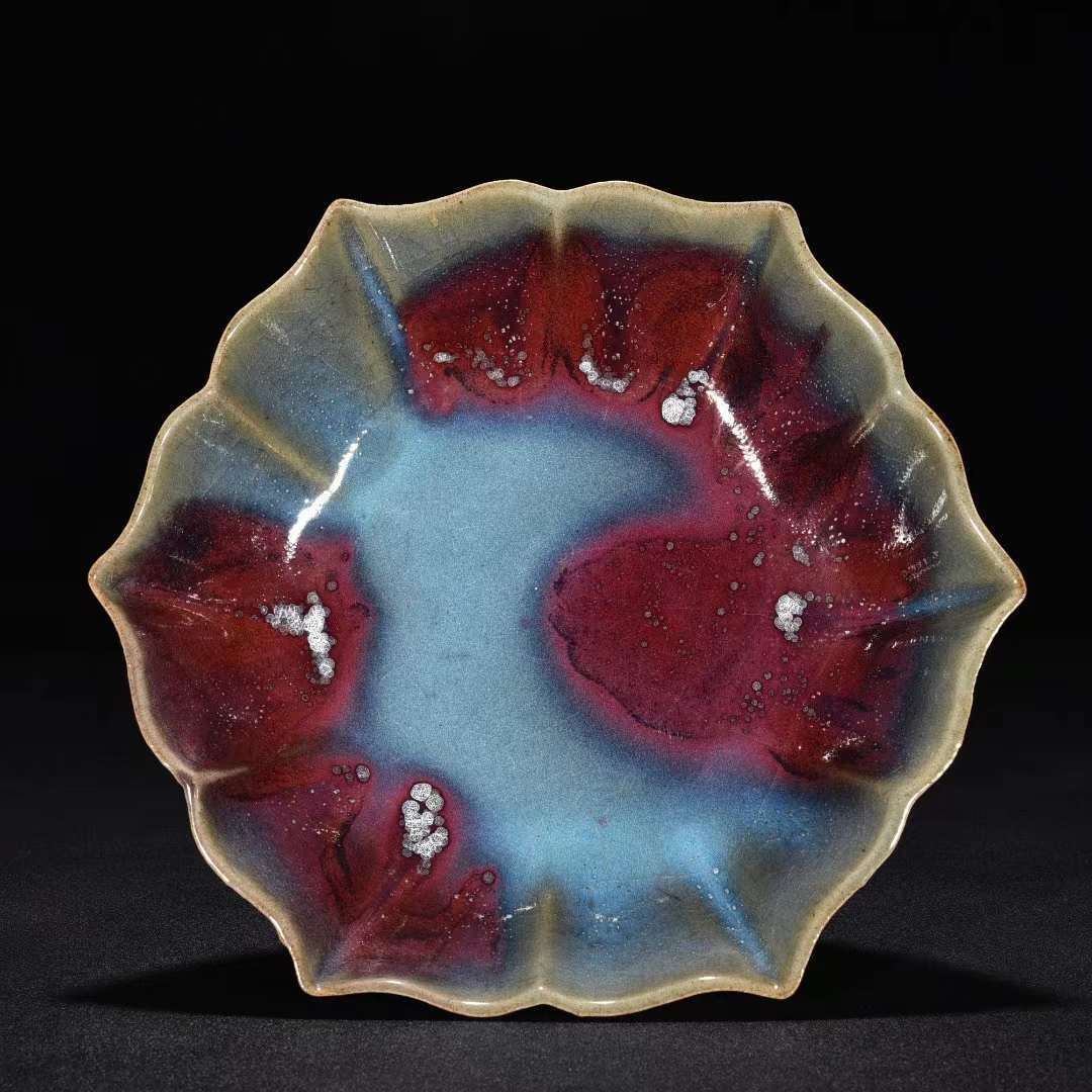 高品質，格安 元時代 鈞窯窯変 紅藍釉葵口洗 唐物 中国美術 高さ5cm 直径20.5cm HB313(元)｜売買されたオークション情報、yahooの商品情報をアーカイブ公開 - オークファン 元