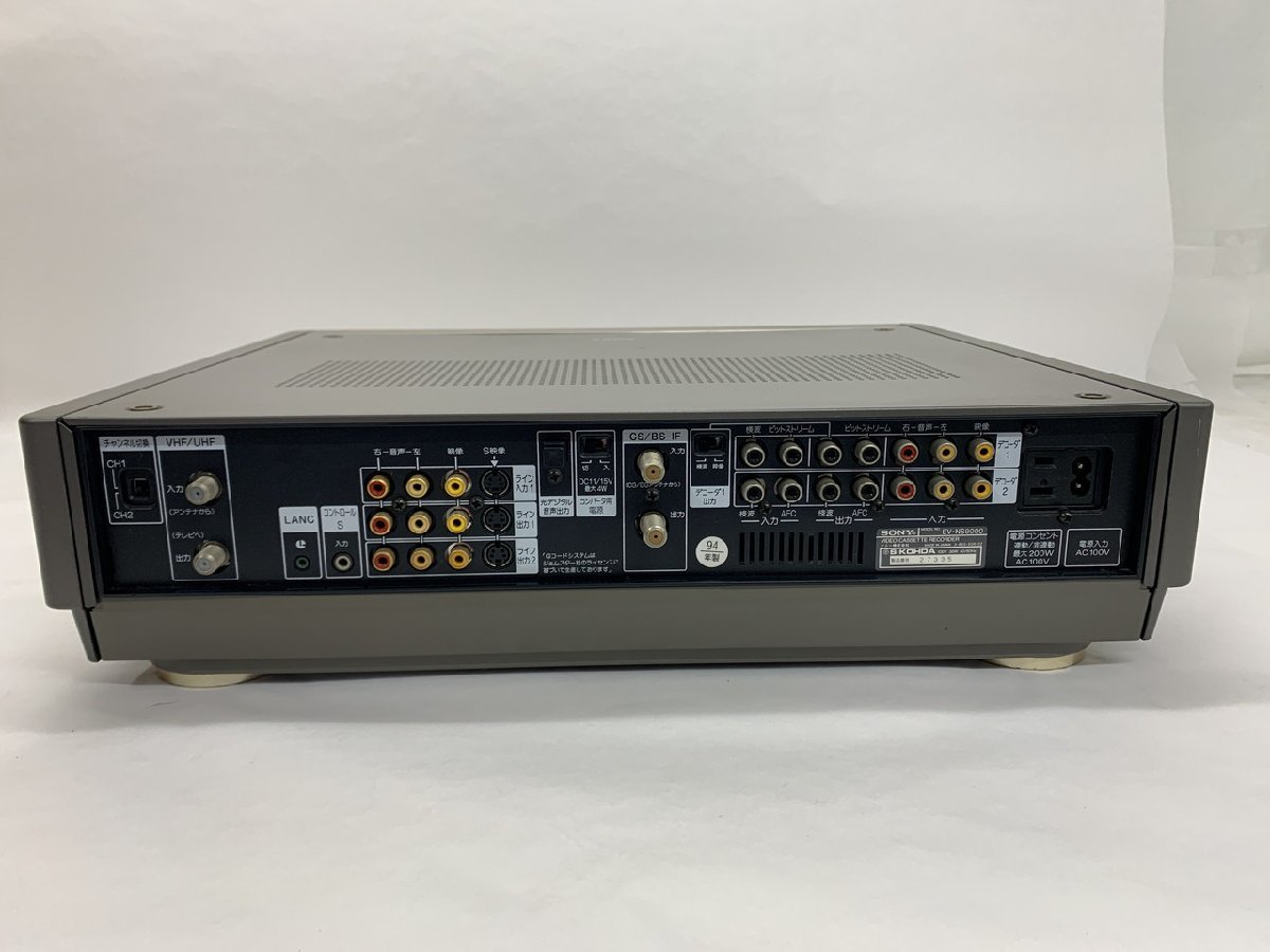 うぶ品 ソニー SONY EV-NS9000NTSC Hi8 ビデオデッキ 通電確認済み 未