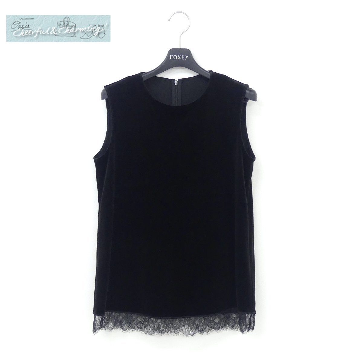 VELOUR NOIR by FOXEY NEWYORK トップス コゼット 38 ブラック