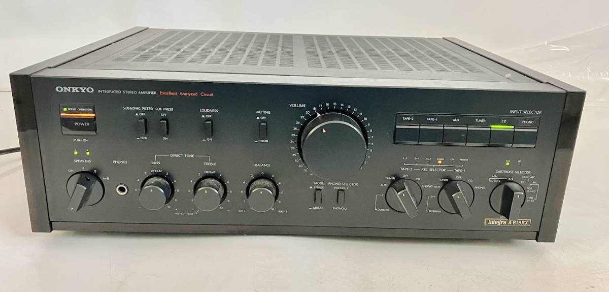 L83 ONKYO オンキヨー プリメインアンプ オーディオ機器 ONKYO Integra プリメインアンプ オンキョー オーディオ機器 整備済 A