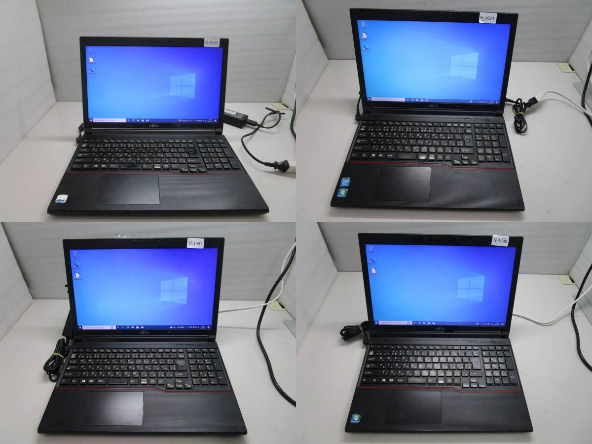 4台セット】FUJITSU LIFEBOOK A553/G FMVA0300C Celeron B730 1.80GHz 