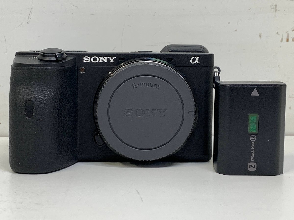 SONY α6600 ボディ＜動作確認済み＞バッテリー付き ソニー デジタル一眼カメラ ミラーレス ILCE-6600 NP-FZ100 ② □ α6600 ボディ ILCE-6600 α6600（ILCE-6600 ボディブランド公式通販 ボディの中古