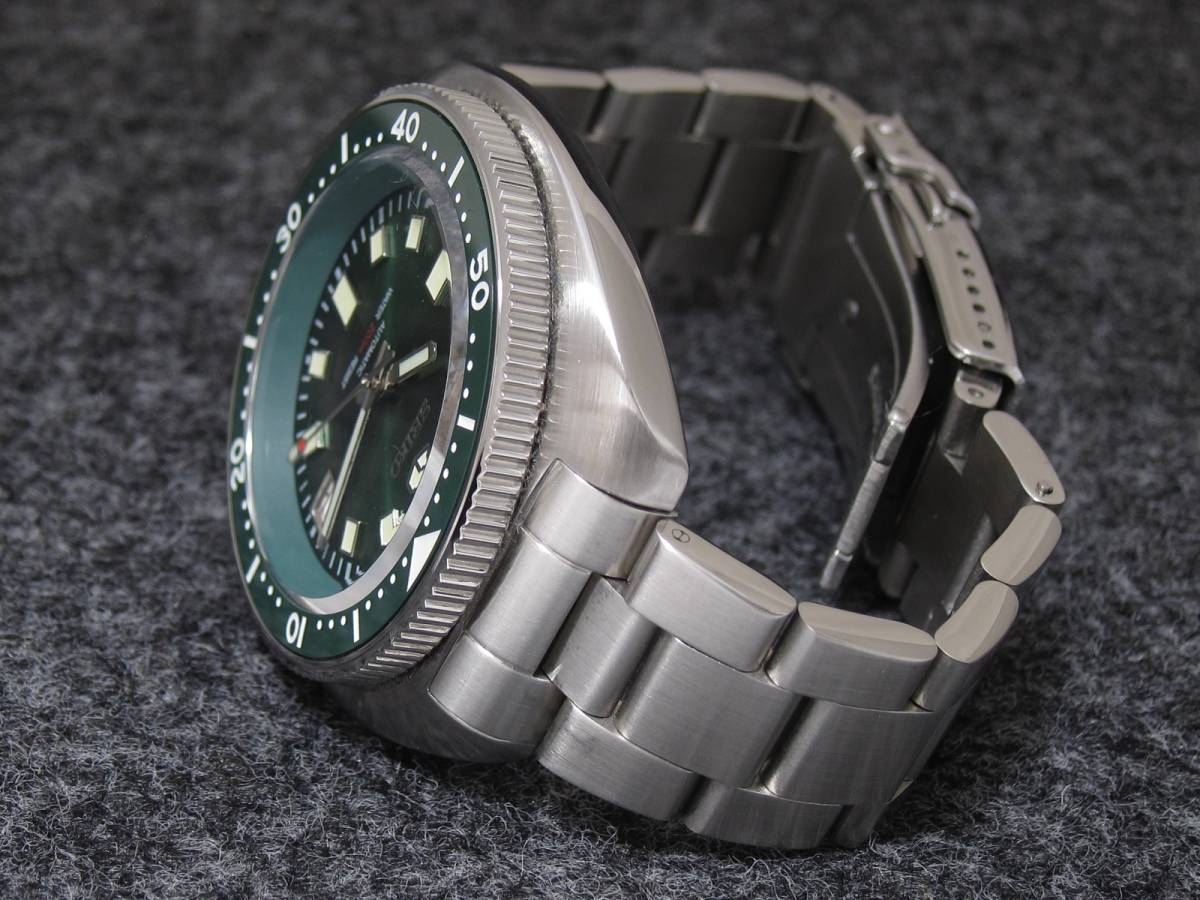 オフショア ダイバー オマージュ 自動巻き STEELDIVE 自動巻き ダイバーズウォッチ SEIKO タートルオマージュ