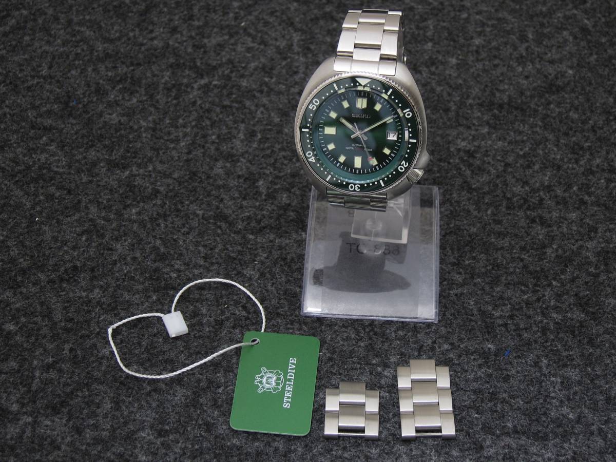 STEELDIVE 自動巻き ダイバーズウォッチ SEIKO タートルオマージュ