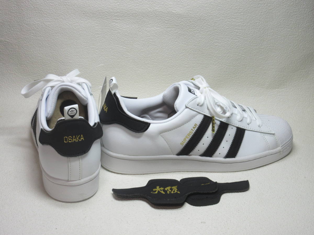 新品◇adidas SUPERSTAR 限定 大阪モデル 白／黒 26.5cm◇