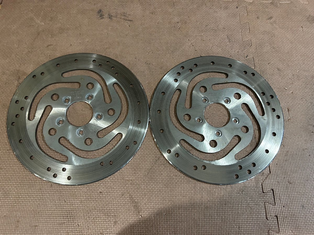 ハーレー純正 フロントブレーキディスク左右 44136-00/44156-00