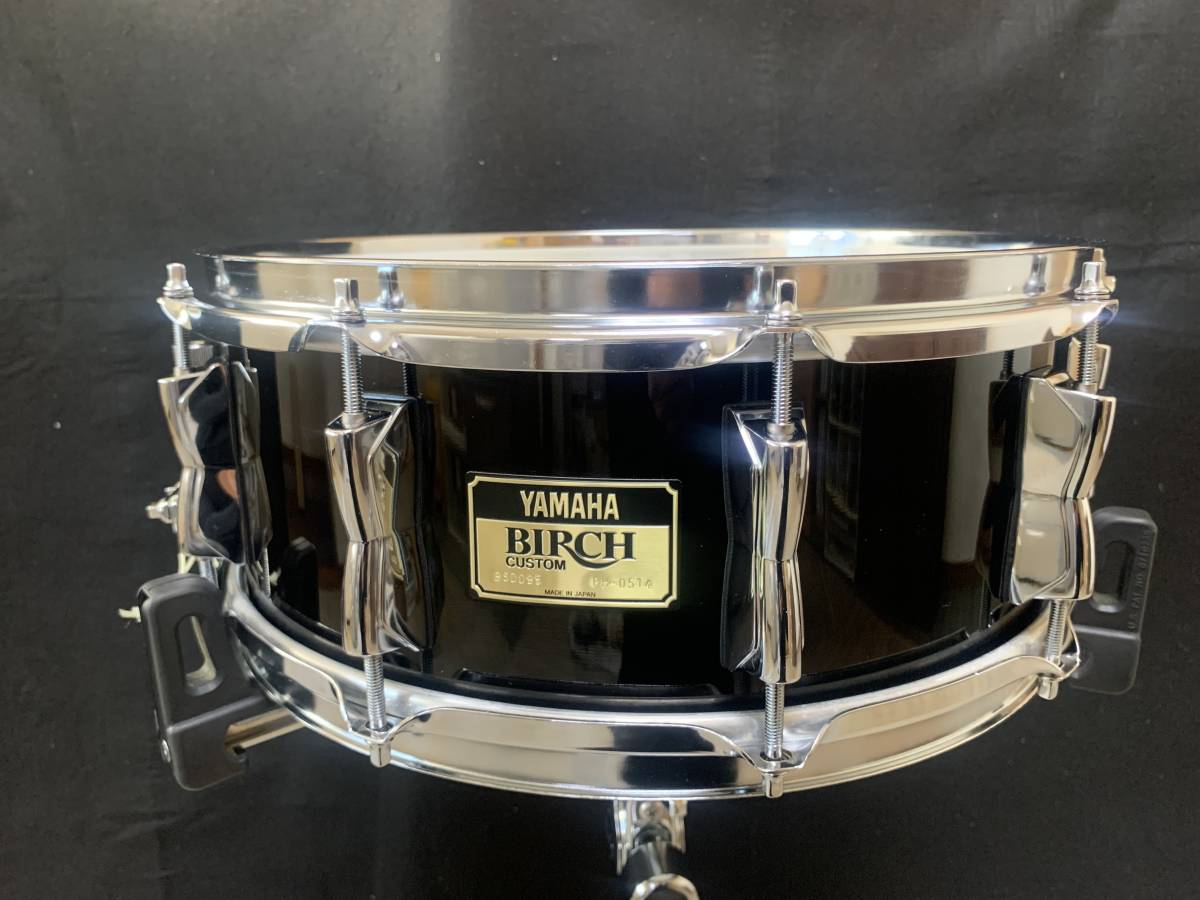 送料無料 美品 90s YAMAHA BIRCH CUSTOM BSD095 14×5.5 Made in Japan 