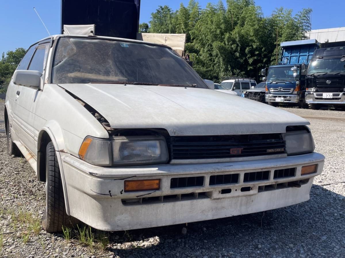 部品取り車 蔵出し！旧車！カローラFXーGT LIMITED！AE82！4AG！77267 