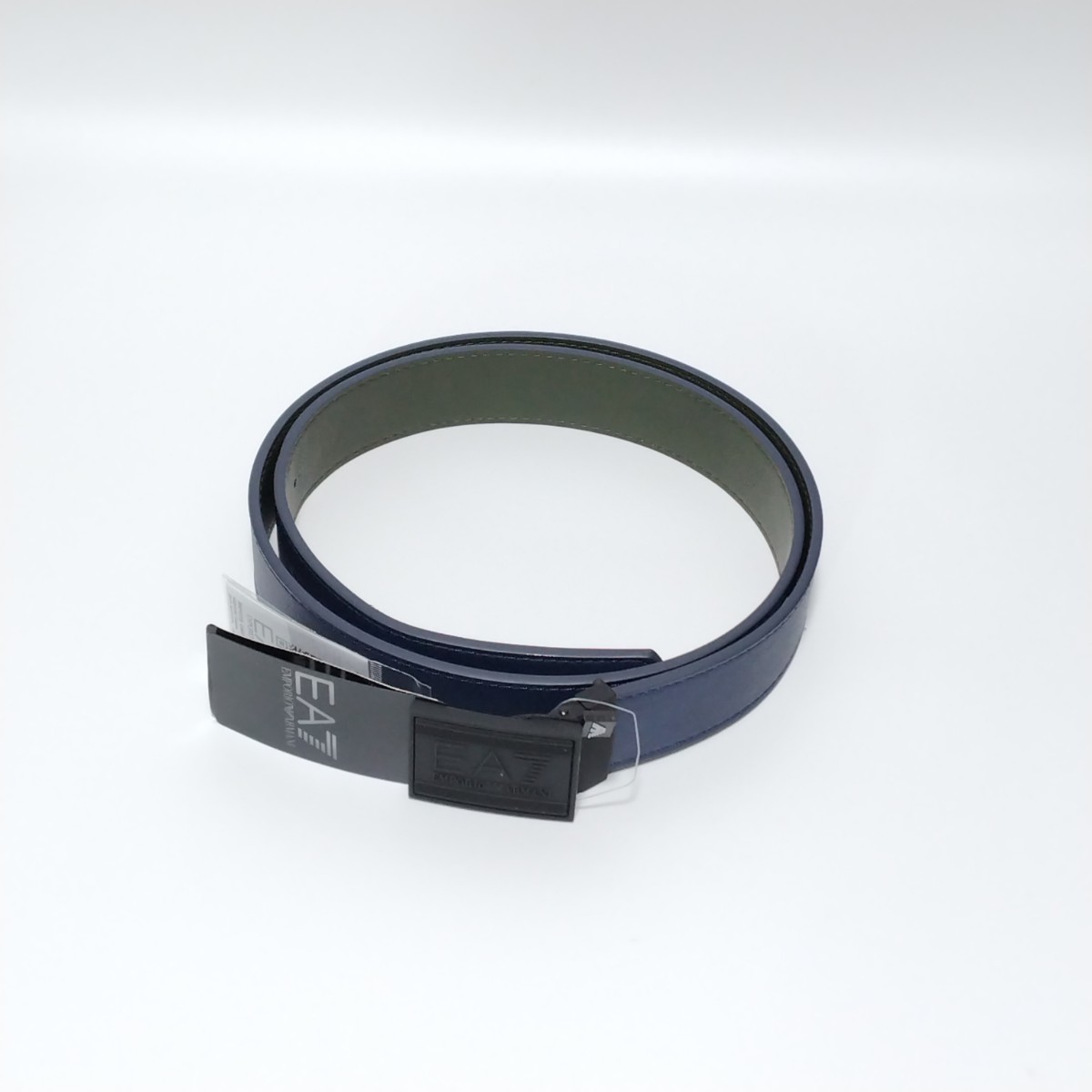 エンポリオアルマーニ EA7 メンズ ベルト ネイビー ブルー EMPORIO ARMANI A-13202