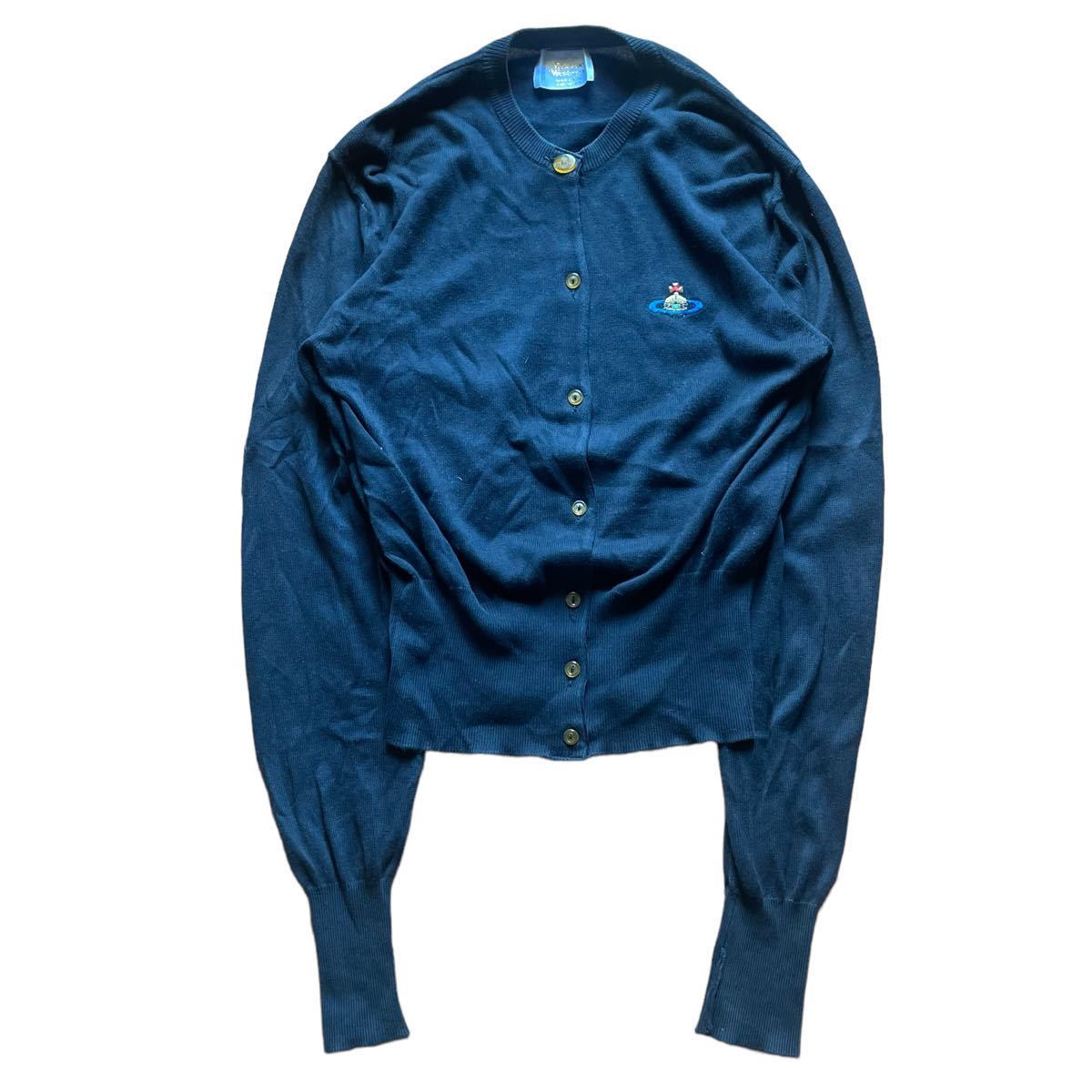 90s VIVIANNE WESTWOOD gold label knit cardigan archive ヴィヴィアンウエストウッド tops collection italy import designers