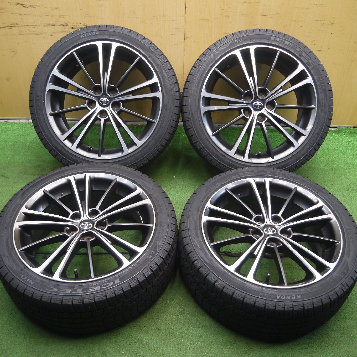 バリ溝！20年！キレイ！9.5分★トヨタ ZN6 86 スバル ZC6 BRZ 純正 215/45R17 ケンダ KR36 17インチ PCD100/5H★