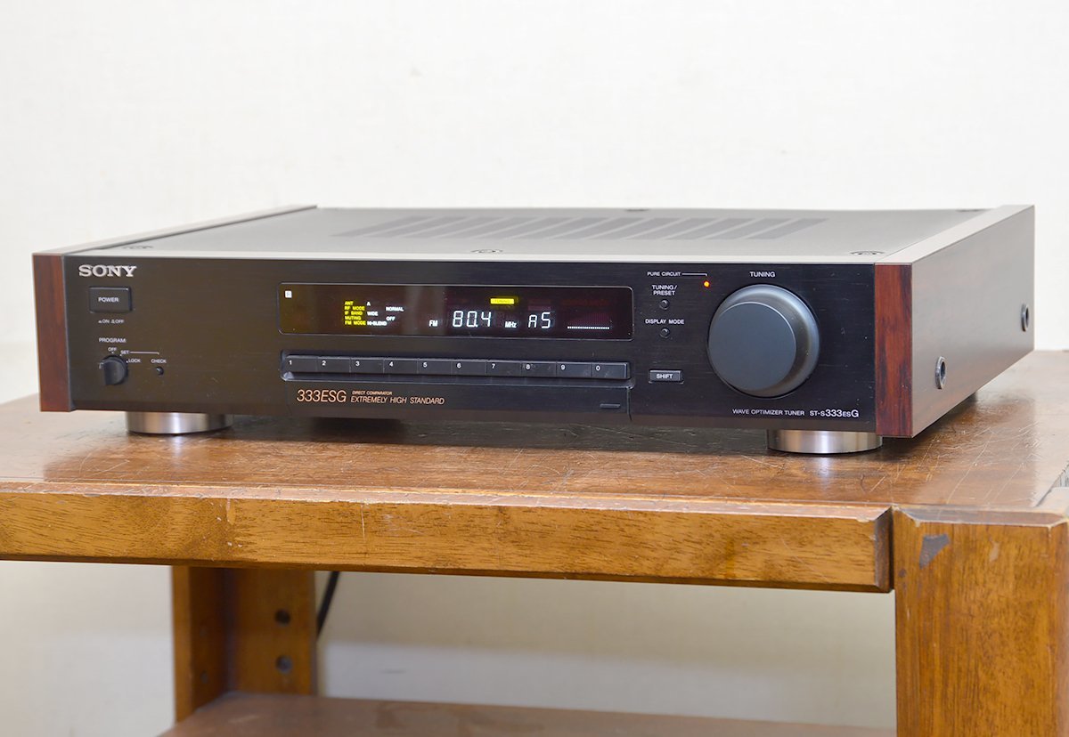 希少 美品 SONY ST-S333ES A FM/AMチューナー SONY ソニー ST-S333ESG チューナー FM⁄AM 美品 Yahoo!オークション FM
