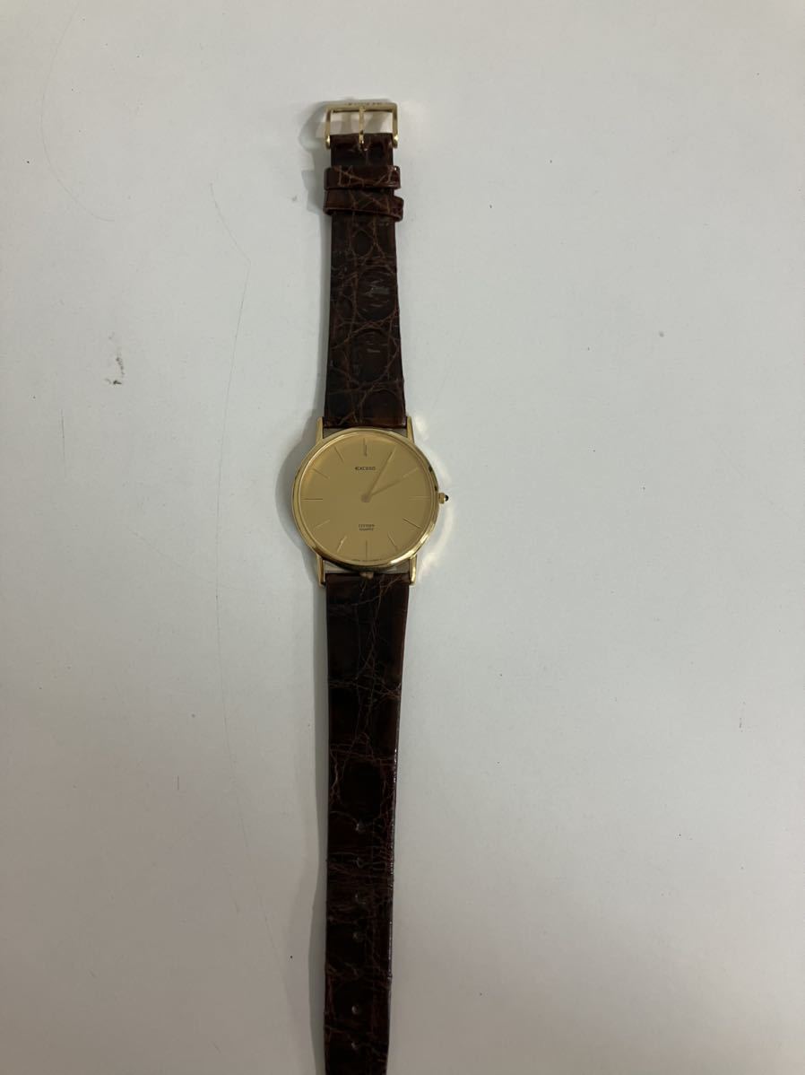 1円〜 f CITIZEN シチズン EXCEED エクシード 2720-272145 YO 14K SS 
