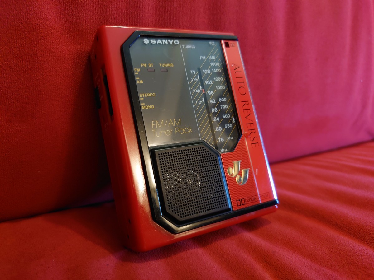 SANYO】MR-JJⅡ MR-JJ2 vintage PORTABLE CASSETTE PLAYER サンヨー