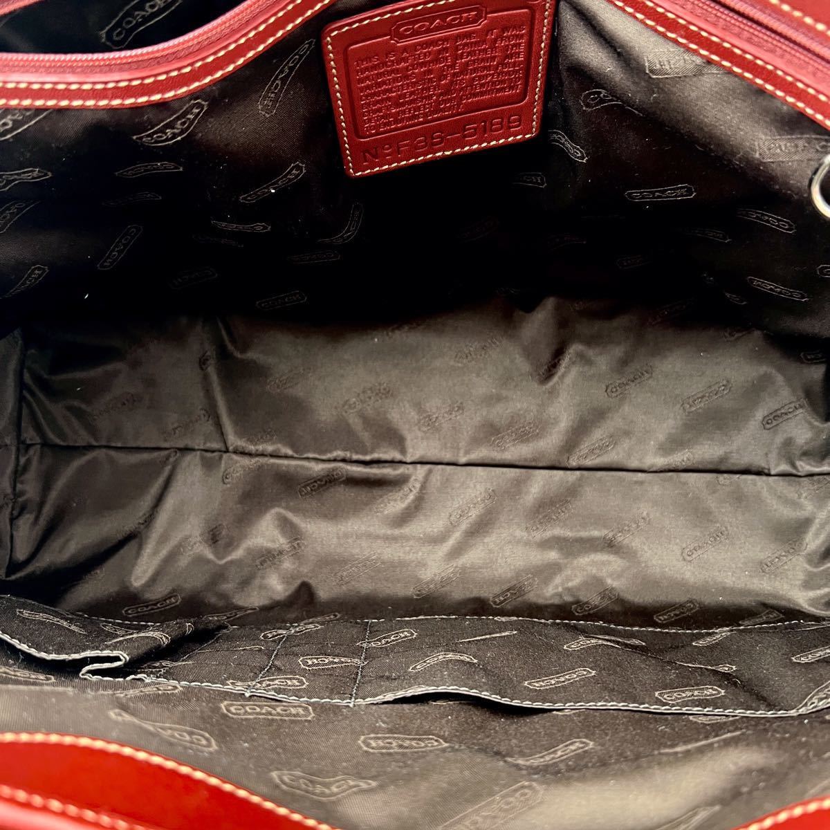 1円 【極美品・定価10万】希少色 コーチ COACH トートバッグ