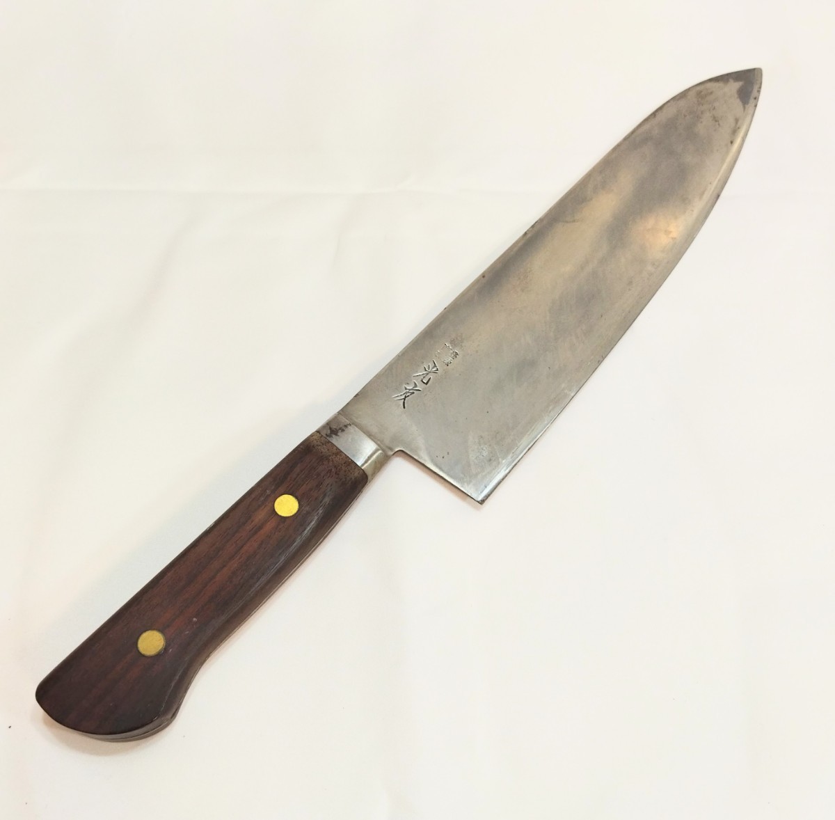 【06】商標登録光友 牛刀　安来本焼　刃全長26.3ｃｍ　包丁　003JGHU02